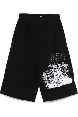 RRR-123 Shorts mit grafischem Print