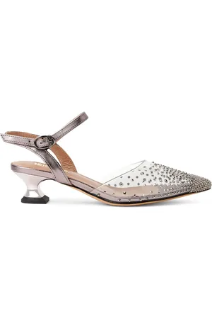 Nícoli Strassverzierte Sandalen mit spitzer Kappe