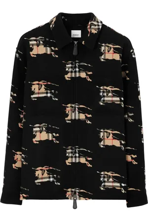 Burberry Check EKD Hemd mit Reißverschluss