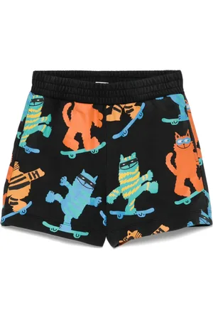Stella McCartney Shorts mit Katzen-Print