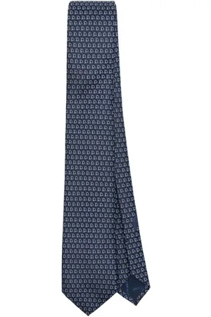 Salvatore Ferragamo Krawatte mit Gancini-Print
