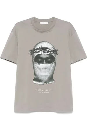 Ih Nom Uh Nit T-Shirt mit Masken-Print