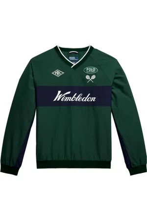 Ralph Lauren X Wimbledon Sweatshirt mit Logo-Applikation