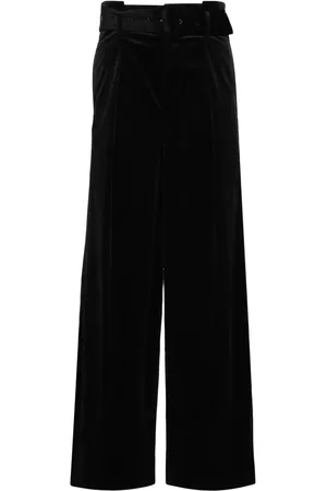 Taakk Weite Hose aus Samt