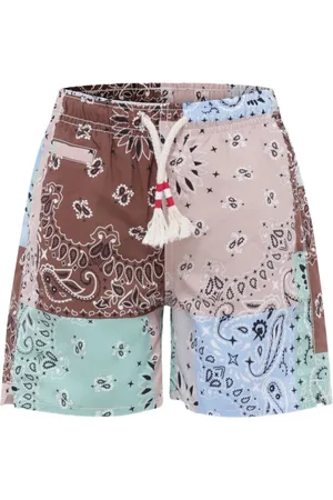 MC2 SAINT BARTH Badeshorts mit Paisley-Print