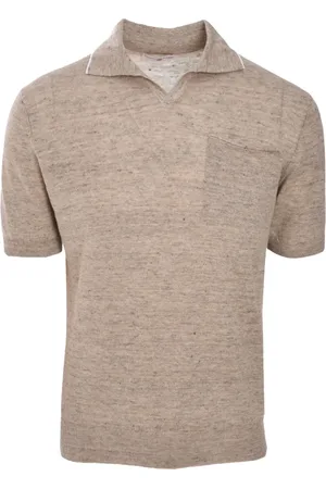 LUCIANO BARBERA Fein gestricktes Poloshirt