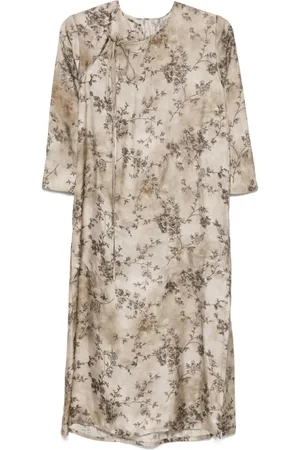 UMA WANG Agina Midikleid