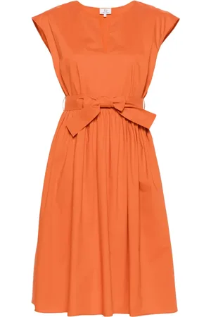 Woolrich Popeline-Kleid mit V-Ausschnitt