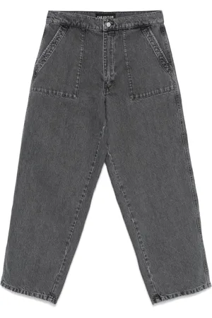 THE EDITOR Jeans mit ausgewaschenem Effekt