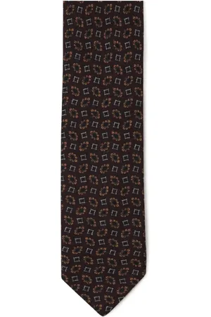 LARDINI Krawatte mit Blumenmotiv