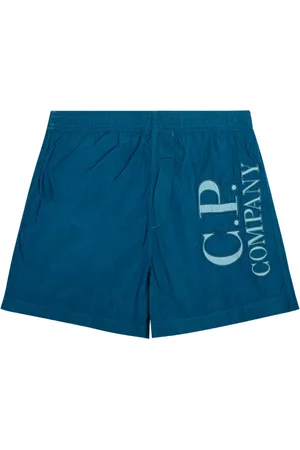 C.P. Company Badeshorts mit Logo-Applikation