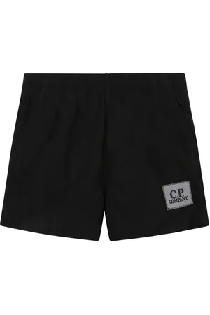 C.P. Company Badeshorts mit Logo-Patch