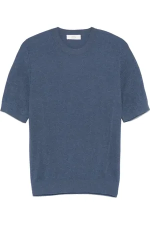 Mauro Ottaviani T-Shirt aus geripptem Strick