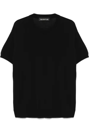 THE EDITOR Gestricktes T-Shirt