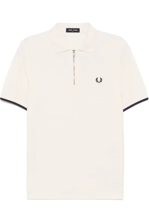 Fred Perry Piqué-Poloshirt aus Krepp