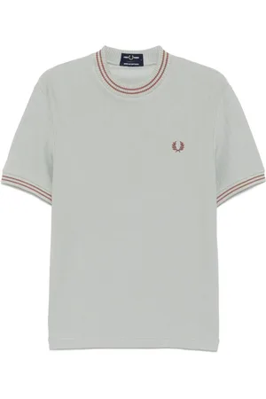 Fred Perry Geripptes Jersey-T-Shirt