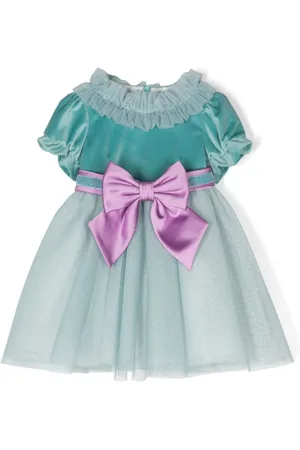 COLORICHIARI Kleid mit Rüschendetail