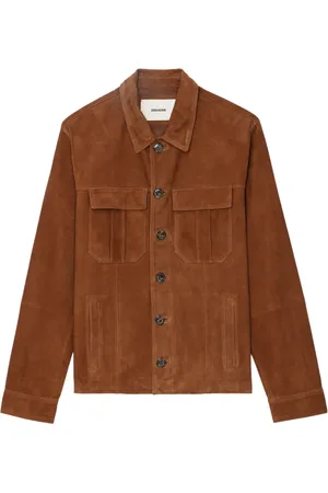 Zadig & Voltaire Geknöpfte Jacke aus Wildleder