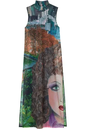 SUNNEI Midikleid mit Veronique-Print