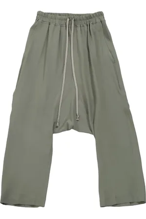 Rick Owens Drop-crotch cropped trousers