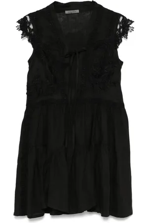 Maurizio Mykonos Minikleid mit Spitzendetail