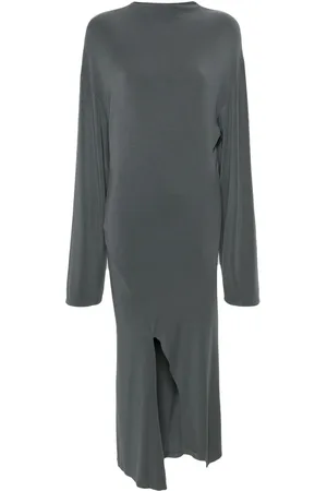 Jade Cropper Maxikleid mit überschnittenen Schultern