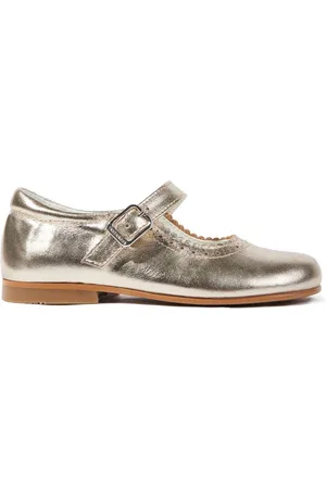 Andanines Ballerinas mit Schnallenriemen