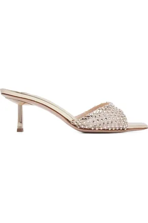 LE SILLA Offene Mules mit Perlen