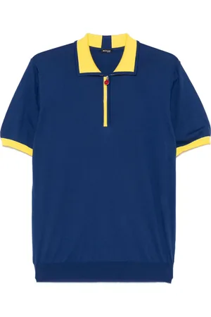 Kiton Poloshirt mit Kontrastdetail