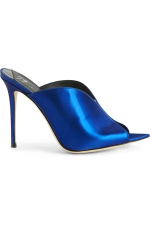Giuseppe Zanotti Mules in Metallic-Optik 105mm