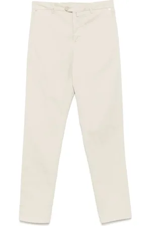 Kiton Chino mit Logo-Patch