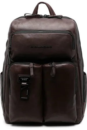 Piquadro Rucksack mit Logo-Schild