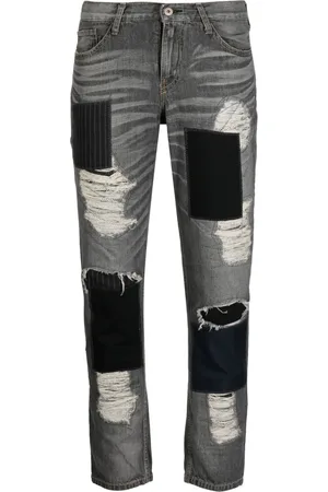JUNYA WATANABE Tief sitzende Cropped-Jeans