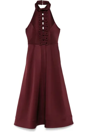 Rebecca Vallance Merlot Midikleid