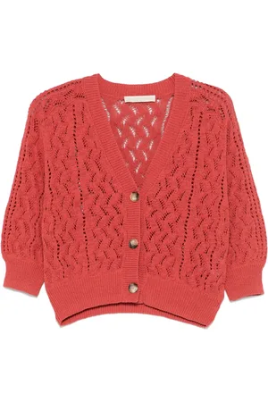 Vanessa Bruno Cardigan mit Lochstrickmuster