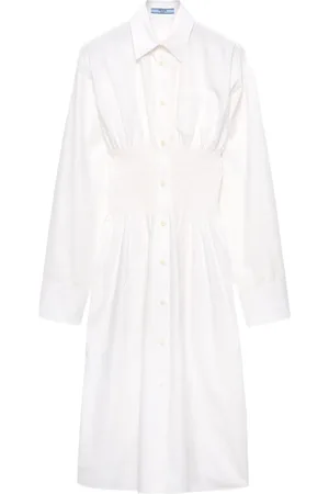 Prada Kleid aus Baumwoll-Canvas