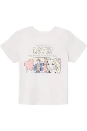 RE/DONE T-Shirt mit "Love"-Print