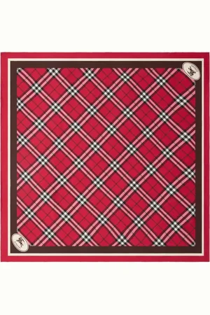 Burberry Karierter Schal aus Seide