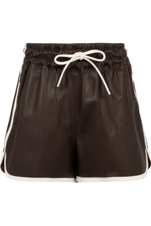 Frame Shorts aus Leder