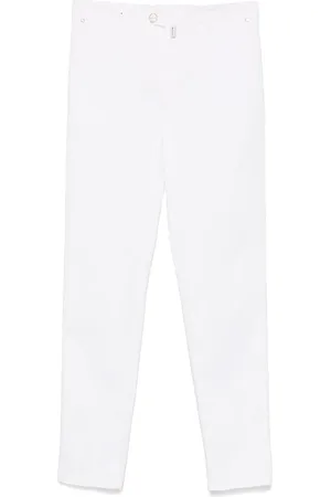 Kiton Chino mit Logo-Patch