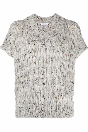 Brunello Cucinelli Pullover mit Pailletten