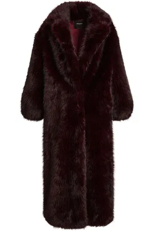 Retrofete Dasha Mantel aus Faux Fur