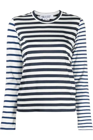 Comme des Garçons Gestreiftes Langarmshirt