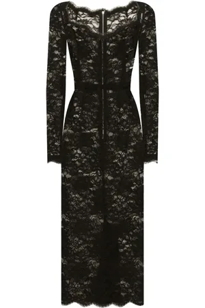 Dolce & Gabbana Semi-transparentes Spitzenkleid