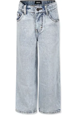 Molo Weite Jeans mit Acid-Wash-Effekt