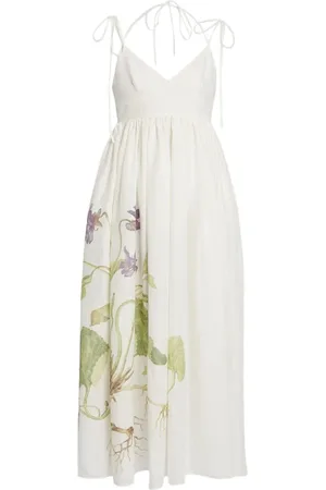 Erdem Midikleid mit Blumen-Print