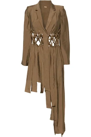 Cult Gaia Asymmetrisches Elena Kleid mit Cut-Outs