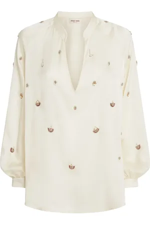 EMPORIO Bluse mit Stickerei