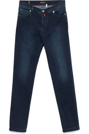 Kiton Jeans mit Logo-Patch