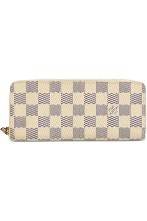 LOUIS VUITTON 2016 längliches Damier Azur Zippy Portemonnaie